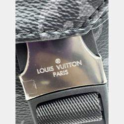 Pre Owned Louis Vuitton Messenger Voyage Black Monogram Eclipse Canvas Crossbody Bag