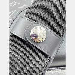 Pre Owned Louis Vuitton Messenger Voyage Black Monogram Eclipse Canvas Crossbody Bag