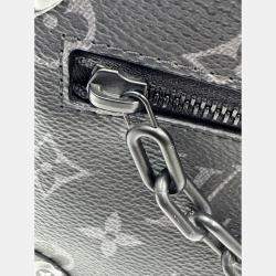 Pre Owned Louis Vuitton Mini Soft Trunk Monogram Eclipse Canvas Shoulder Bag