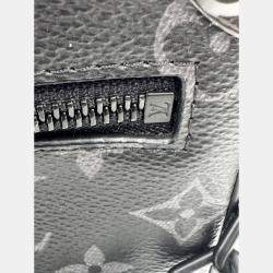 Pre Owned Louis Vuitton Mini Soft Trunk Monogram Eclipse Canvas Shoulder Bag