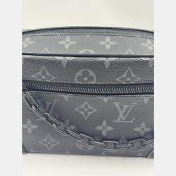 Pre Owned Louis Vuitton Mini Soft Trunk Monogram Eclipse Canvas Shoulder Bag