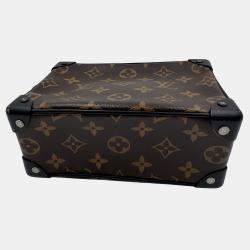Pre Owned Louis Vuitton Mini Soft Trunk Shoulder Bag Monogram Solar Ray Black