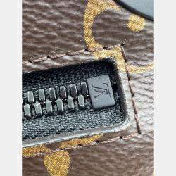 Pre Owned Louis Vuitton Mini Soft Trunk Shoulder Bag Monogram Solar Ray Black