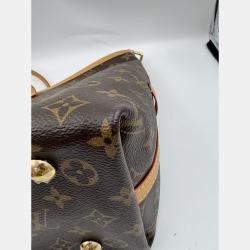 Pre Owned Louis Vuitton Carryall Bordeaux Monogram Size PM