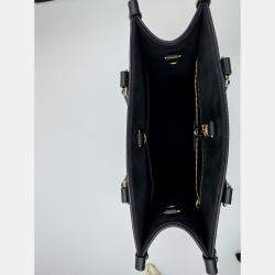 Pre Owned Louis Vuitton OnTheGo PM Noir Monogram Empreinte Leather Tote Bag