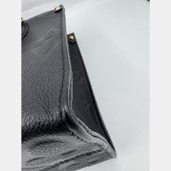 Pre Owned Louis Vuitton OnTheGo PM Noir Monogram Empreinte Leather Tote Bag