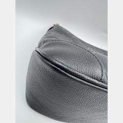 Pre Owned Louis Vuitton Boulogne NM Handbag Coated Monogram Black