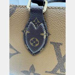 Pre Owned Louis Vuitton Monogram Reverse Giant Canvas Onthego East West Bag