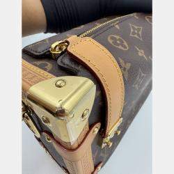 مملوكة مسبقًا Louis Vuitton Side Trunk Brown Monogram Size MM