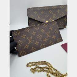Pre Owned Louis Vuitton Monogram Canvas Pochette Felicie Bag