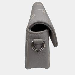 Pre Owned Louis Vuitton IVY full leather grey