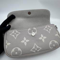 Pre Owned Louis Vuitton IVY full leather grey