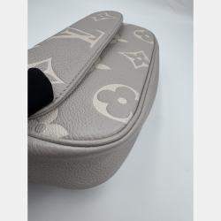 Pre Owned Louis Vuitton IVY full leather grey