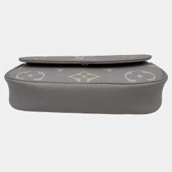 Pre Owned Louis Vuitton IVY full leather grey