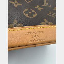 Pre Owned Louis Vuitton Brown Monogram Canvas Nano Noe Shoulder Bag