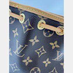 Pre Owned Louis Vuitton Brown Monogram Canvas Nano Noe Shoulder Bag