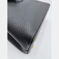 Pre Owned Louis Vuitton Capucines Noir Taurillon Leather Size Mini