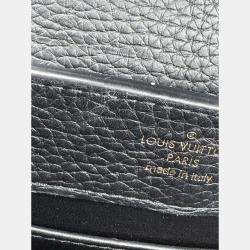 Pre Owned Louis Vuitton Capucines Noir Taurillon Leather Size Mini