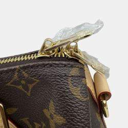 Pre Owned Louis Vuitton Speedy Bandouliere 25 Brown Monogram Canvas Shoulder Bag