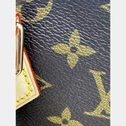 Pre Owned Louis Vuitton Speedy Bandouliere 25 Brown Monogram Canvas Shoulder Bag