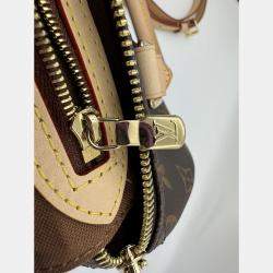 Pre Owned Louis Vuitton Speedy Bandouliere 25 Brown Monogram Canvas Shoulder Bag