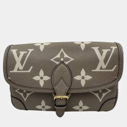 Pre Owned Louis Vuitton Diane PM grey Shoulder Bag