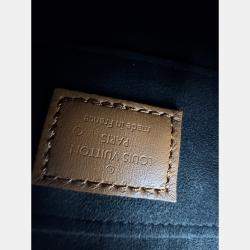 Pre Owned Louis Vuitton Dauphine Mini Shoulder Bag Coated Canvas And Leather Monogram Reverse Brown Beige