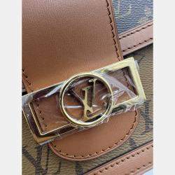 Pre Owned Louis Vuitton Monogram Reverse Dauphine MM Shoulder Bag