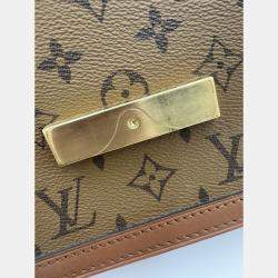 Pre Owned Louis Vuitton Monogram Reverse Dauphine MM Shoulder Bag