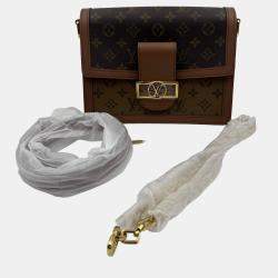 Pre Owned Louis Vuitton Monogram Reverse Dauphine MM Shoulder Bag