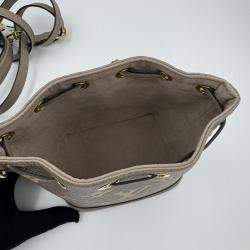 Pre Owned Louis Vuitton Nano Noe Bicolor Monogram Empreinte Shoulder Bag