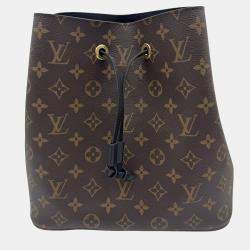 Pre Owned Louis Vuitton Monogram Canvas NeoNoe MM Bag black