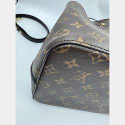 Pre Owned Louis Vuitton Monogram Canvas NeoNoe MM Bag black