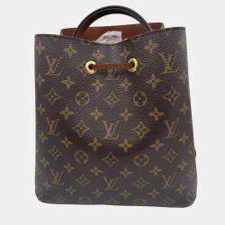 Pre Owned Louis Vuitton Monogram Canvas NeoNoe MM Bag brown