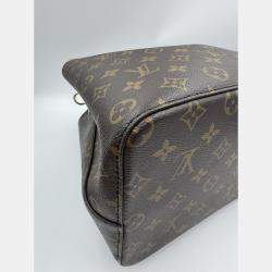 Pre Owned Louis Vuitton Monogram Canvas NeoNoe MM Bag brown