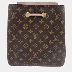 Pre Owned Louis Vuitton Monogram Canvas NeoNoe MM Bag pink