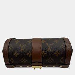 Pre Owned Louis Vuitton Papillon Trunk Brown Monogram Canvas Shoulder Bag