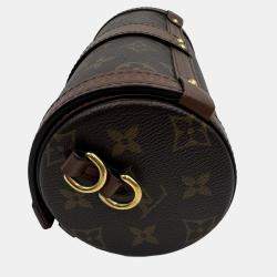 Pre Owned Louis Vuitton Papillon Trunk Brown Monogram Canvas Shoulder Bag