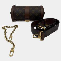 Pre Owned Louis Vuitton Papillon Trunk Brown Monogram Canvas Shoulder Bag