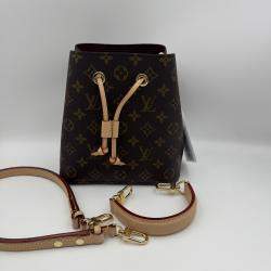 Pre Owned Louis Vuitton Neonoe BB Brown Monogram Shoulder Bag