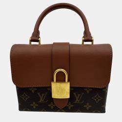 Pre Owned Louis Vuitton Caramel Monogram Canvas Locky BB Bag