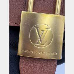Pre Owned Louis Vuitton Caramel Monogram Canvas Locky BB Bag