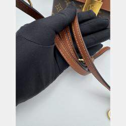 Pre Owned Louis Vuitton Caramel Monogram Canvas Locky BB Bag