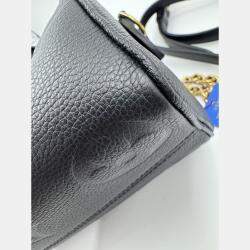 Pre Owned Louis Vuitton Speedy Bandouliere 20 Black Monogram Empreinte Giant Leather Shoulder Bag