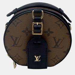 Pre Owned Louis Vuitton Boite Chapeau Mini Monogram Reverse Shoulder Bag