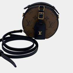 Pre Owned Louis Vuitton Boite Chapeau Mini Monogram Reverse Shoulder Bag