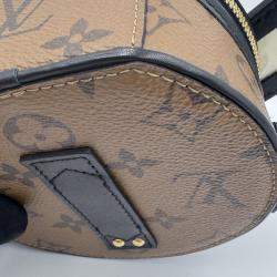 Pre Owned Louis Vuitton Boite Chapeau Mini Monogram Reverse Shoulder Bag