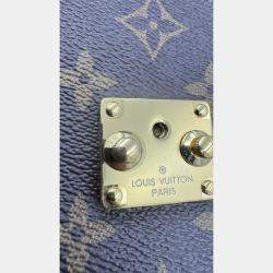 Pre Owned Louis Vuitton Brown Monogram Reverse Canvas Pochette Metis Bag