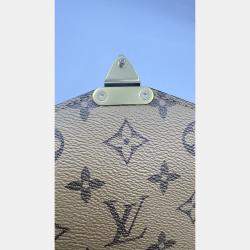Pre Owned Louis Vuitton Brown Monogram Reverse Canvas Pochette Metis Bag