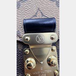 Pre Owned Louis Vuitton Brown Monogram Reverse Canvas Pochette Metis Bag